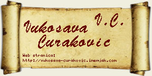 Vukosava Curaković vizit kartica